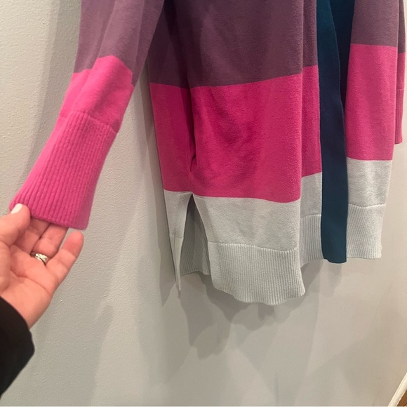 LANDS  END women long cardigan/size LP - Picture 2 of 6